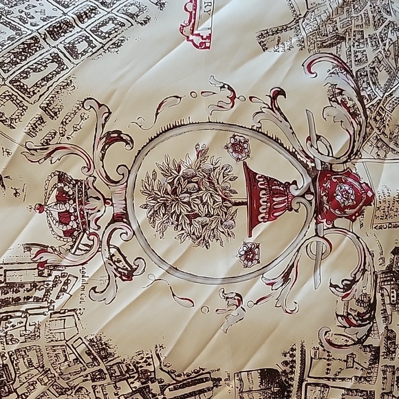 Vintage Laura Ashley Silk Scarf - Picture 2 of 9